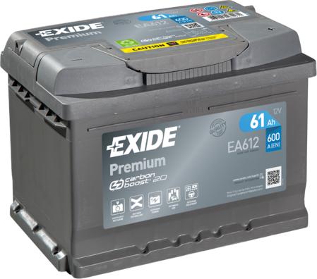 Exide EA612 - Batterie de démarrage cwaw.fr