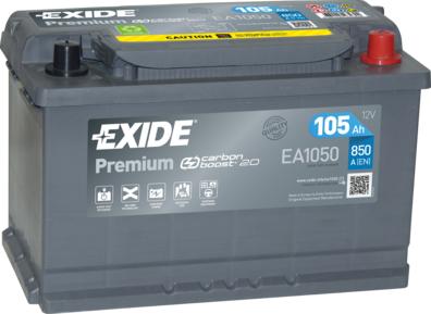 Exide EA1050 - Batterie de démarrage cwaw.fr