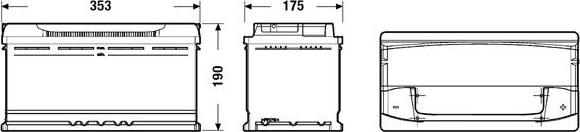 Exide EA1000 - Batterie de démarrage cwaw.fr