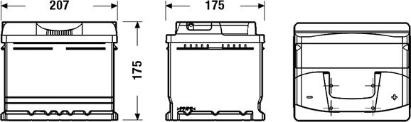 Exide EB442 - Batterie de démarrage cwaw.fr