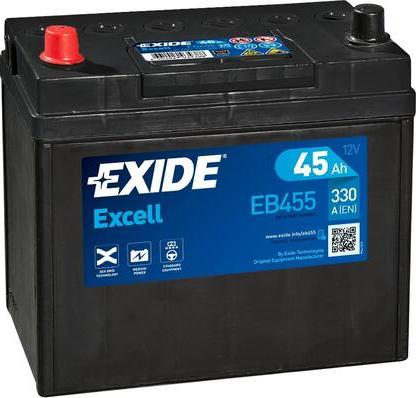 Exide EB455 - Batterie de démarrage cwaw.fr