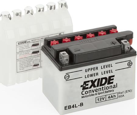 Exide EB4L-B - Batterie de démarrage cwaw.fr