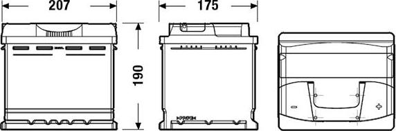 Exide EB500 - Batterie de démarrage cwaw.fr