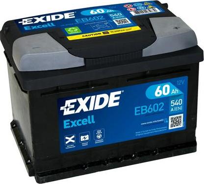 Exide EB602 - Batterie de démarrage cwaw.fr