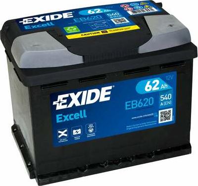 Exide EB620 - Batterie de démarrage cwaw.fr