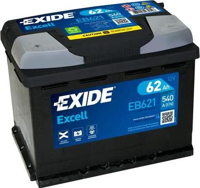 Exide EB621 - Batterie de démarrage cwaw.fr