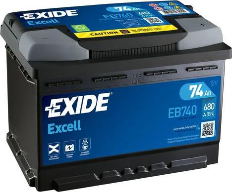 Exide EB740 - Batterie de démarrage cwaw.fr