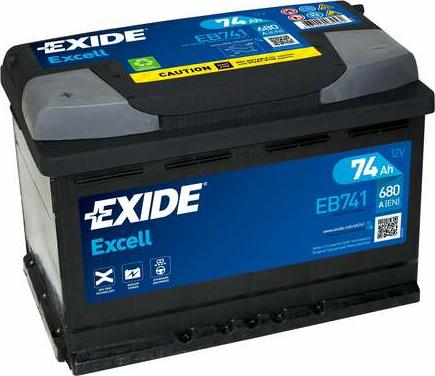 Exide EB741 - Batterie de démarrage cwaw.fr