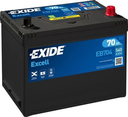 Exide EB704 - Batterie de démarrage cwaw.fr