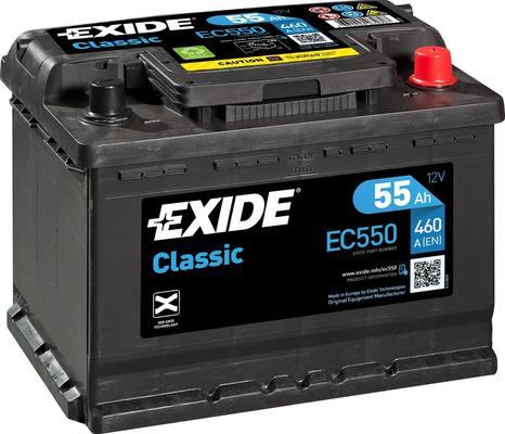 Exide EC550 - Batterie de démarrage cwaw.fr