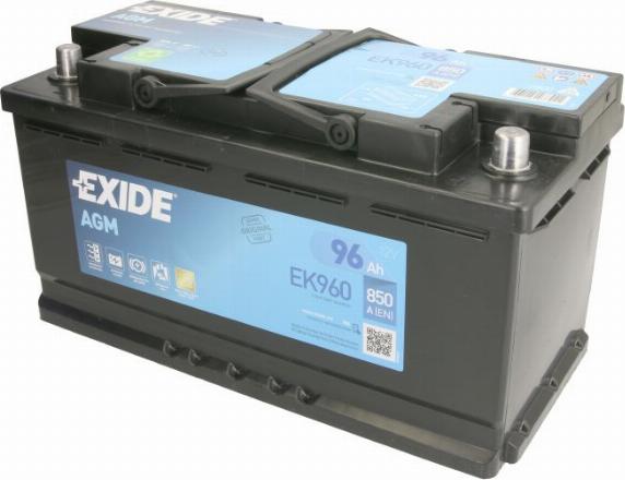 Exide EK960 - Batterie de démarrage cwaw.fr