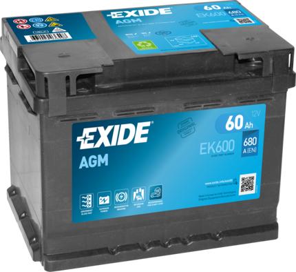 Exide EK600 - Batterie de démarrage cwaw.fr