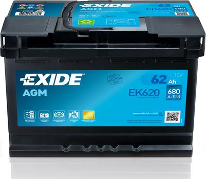 Exide EK620 - Batterie de démarrage cwaw.fr