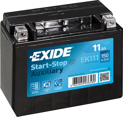 Exide EK111 - Batterie de démarrage cwaw.fr