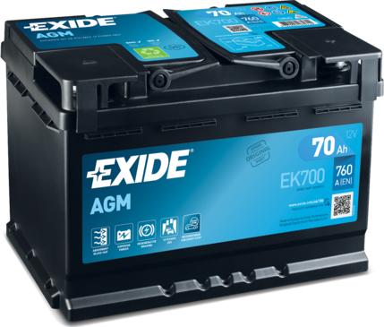 Exide EK700 - Batterie de démarrage cwaw.fr