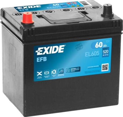 Exide EL605 - Batterie de démarrage cwaw.fr