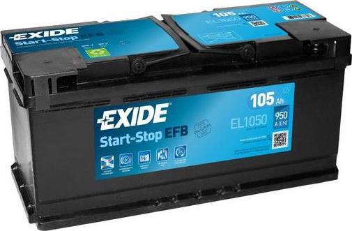 Exide EL1050 - Batterie de démarrage cwaw.fr