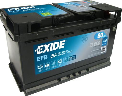 Exide EL800 - Batterie de démarrage cwaw.fr