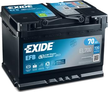 Exide EL700 - Batterie de démarrage cwaw.fr