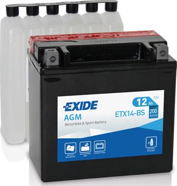 Exide ETX14-BS - Batterie de démarrage cwaw.fr