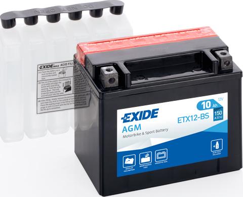 Exide ETX12-BS - Batterie de démarrage cwaw.fr