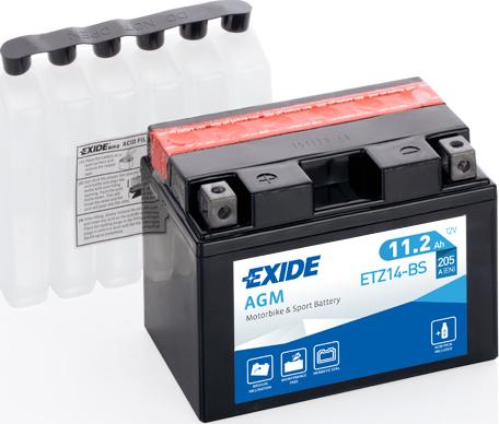 Exide ETZ14-BS - Batterie de démarrage cwaw.fr