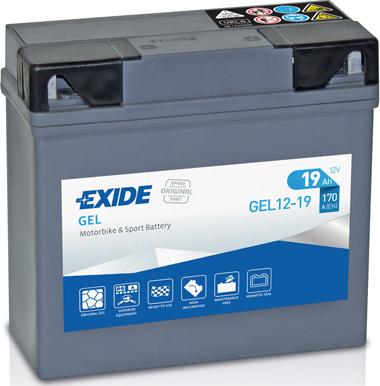 Exide GEL12-19 - Batterie de démarrage cwaw.fr