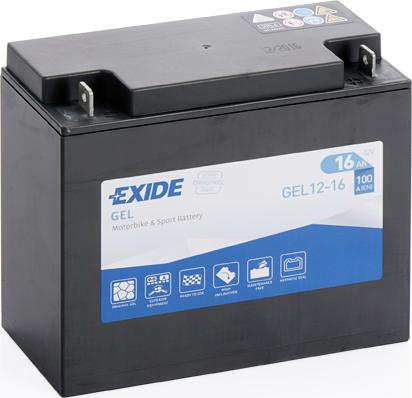 Exide GEL12-16  - Batterie de démarrage cwaw.fr