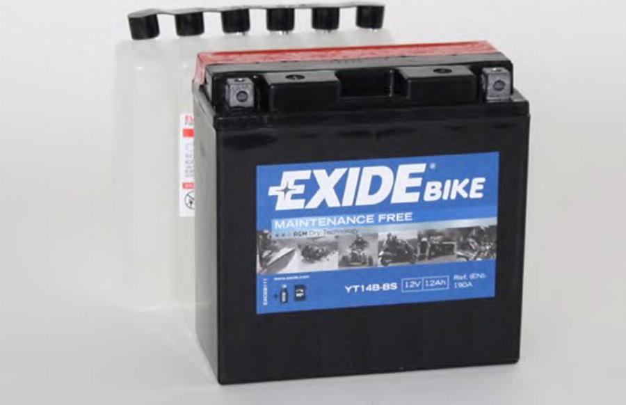 Exide YT14B-BS - Batterie de démarrage cwaw.fr