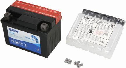 Exide YTX4L-BS - Batterie de démarrage cwaw.fr