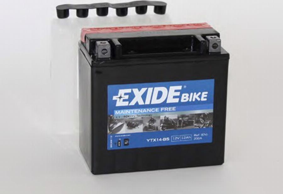 Exide YTX14-BS - Démarreur cwaw.fr