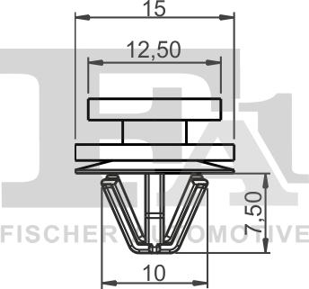 FA1 41-40003.10 - Clip, enjoliveur cwaw.fr