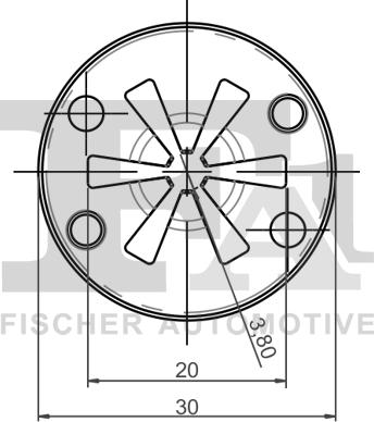 FA1 11-40111.25 - Clip, enjoliveur cwaw.fr