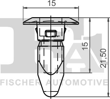 FA1 11-60006.25 - Clip, enjoliveur cwaw.fr