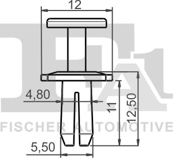 FA1 11-20023.5 - Clip, enjoliveur cwaw.fr