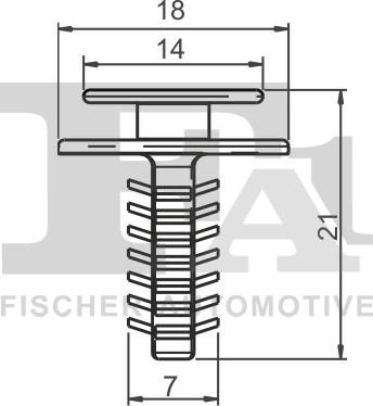 FA1 33-40008.10 - Clip, enjoliveur cwaw.fr