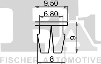 FA1 33-60001.10 - Clip, enjoliveur cwaw.fr