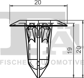 FA1 33-60013.5 - Clip, enjoliveur cwaw.fr