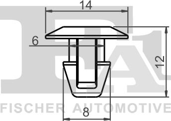 FA1 33-10009.10 - Clip, enjoliveur cwaw.fr