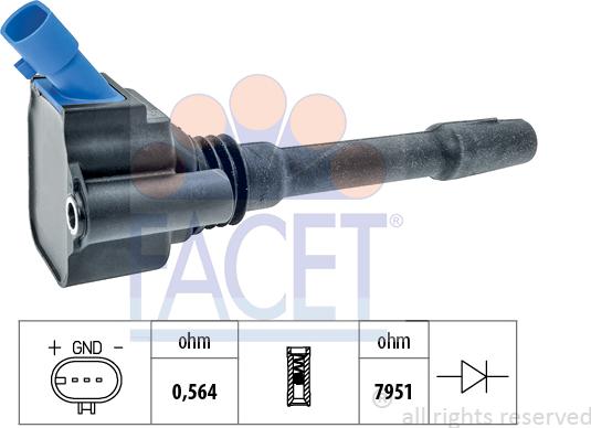 FACET 9.6533 - Bobine d'allumage cwaw.fr