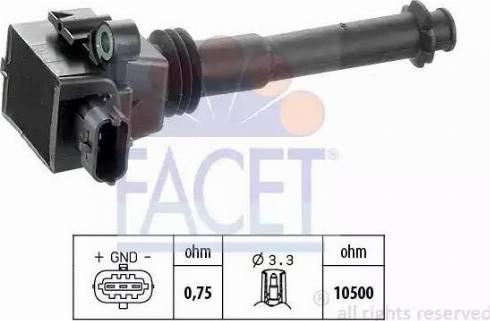 FACET 9.6282 - Bobine d'allumage cwaw.fr