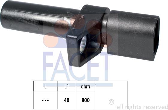 FACET 9.0578 - Capteur d'angle, vilebrequin cwaw.fr