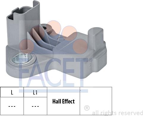 FACET 9.0602 - Capteur d'angle, vilebrequin cwaw.fr