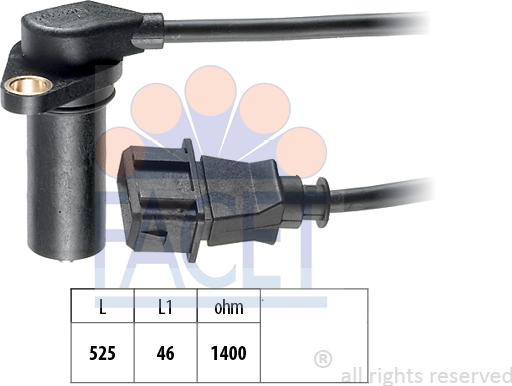 FACET 9.0068 - Capteur d'angle, vilebrequin cwaw.fr