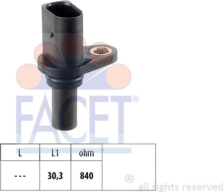 FACET 9.0221 - Capteur de vitesse de roue, boîte automatique cwaw.fr