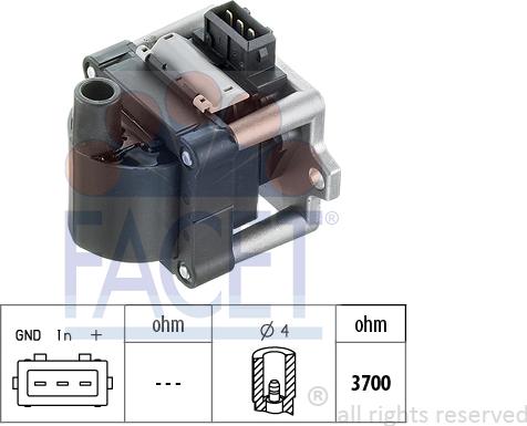 FACET 9.8114 - Bobine d'allumage cwaw.fr