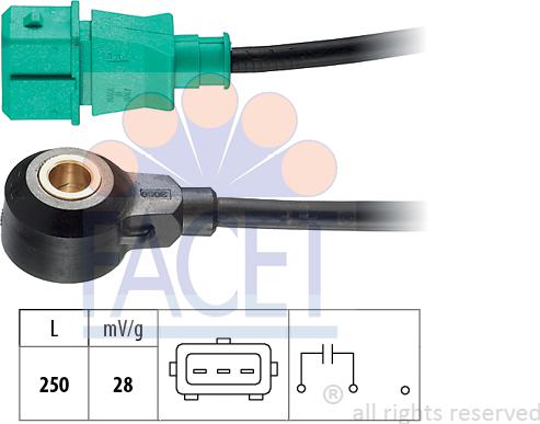 FACET 9.3057 - Capteur de cognement cwaw.fr