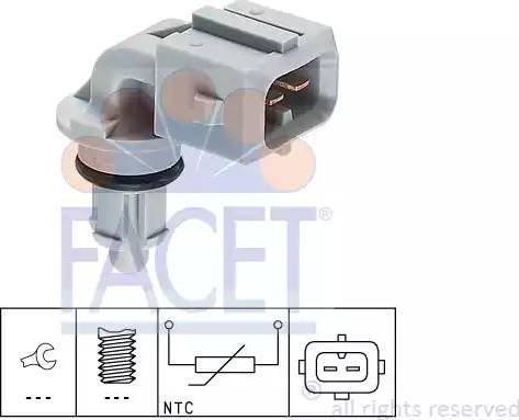 FACET 10.4002 - Capteur, température de l'air d'admission cwaw.fr