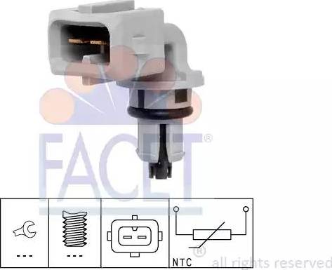 FACET 10.4035 - Capteur, température de l'air d'admission cwaw.fr