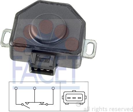 FACET 10.5084 - Capteur, position du papillon cwaw.fr